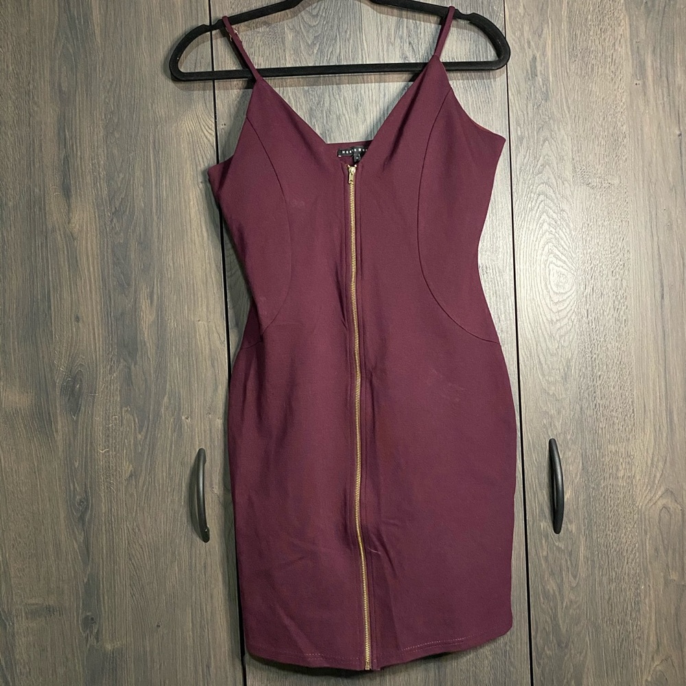 Fitted Burgundy